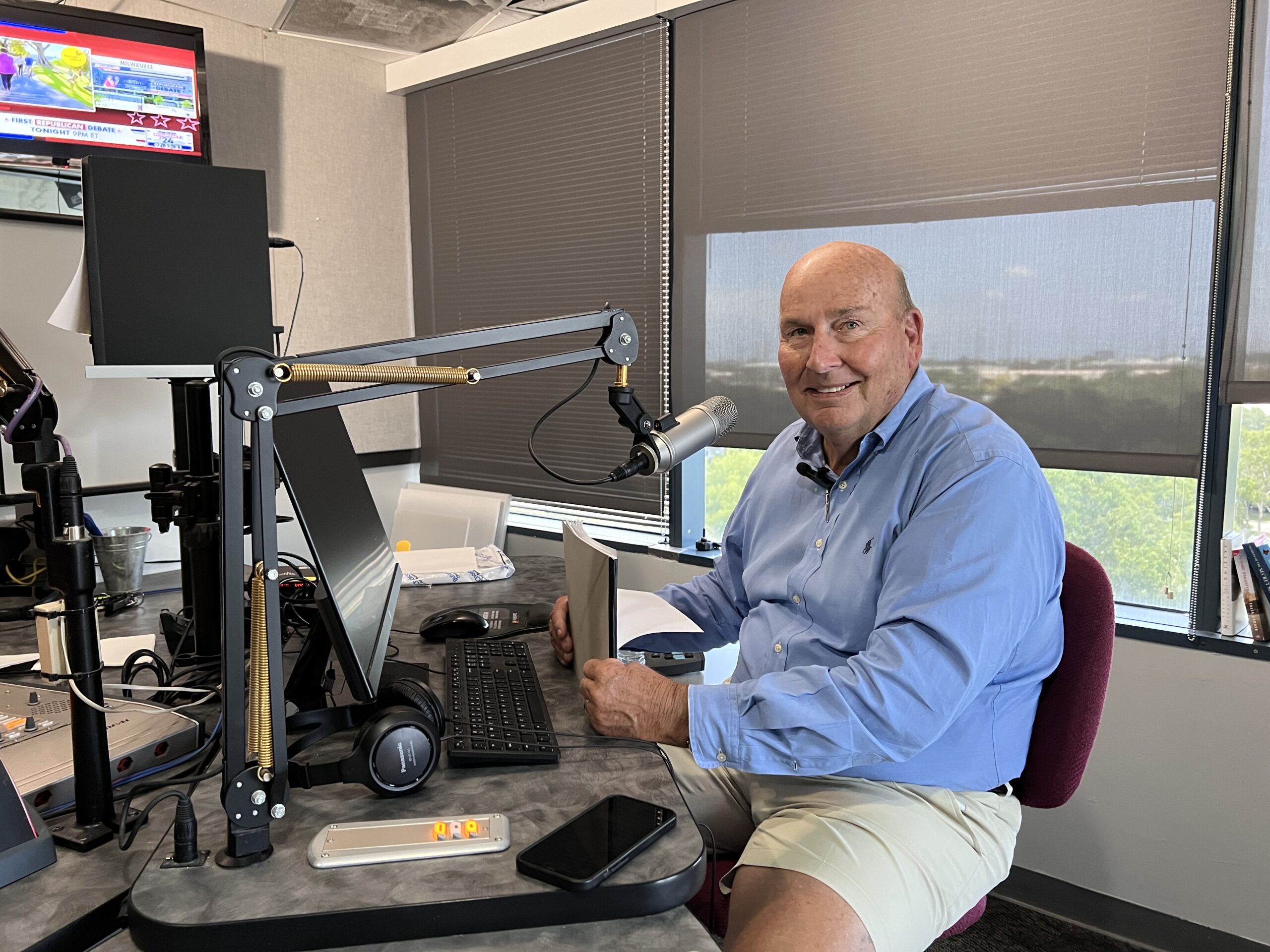 Rick Kendrick Radio Show Rick Kendrick filming his radio show